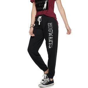 Harry Potter Hogwarts sequin jogger sweatpants
